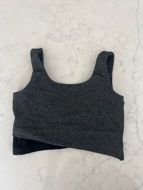 Honeycut Dance Sports Bra / Tank Black and Gray Child’s Large